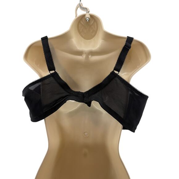 Goddess Kayla Banded Underwire Bra Black Colorful Floral Womens 42DD - Picture 5 of 5